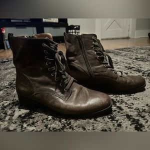 Lucky Brand leather brown boots
